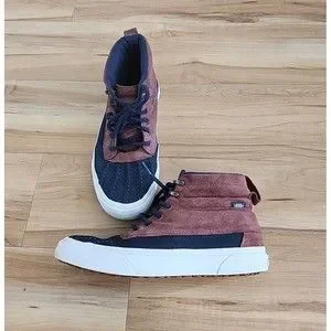 Vans Shoes Vans Sk8hi Mte Del Pato Brownnavy Scotchgard